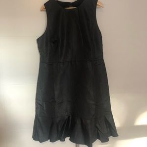 J. Crew black A frame dress
